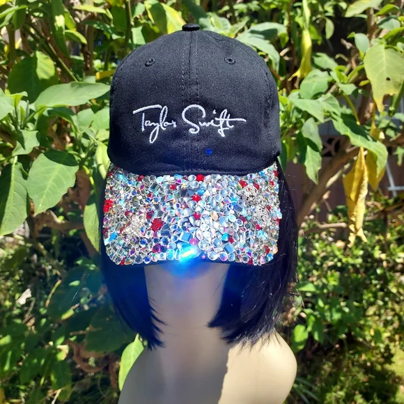Taylor Swift Swarovski crystal bling hat - Picture 9 of 12